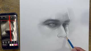 Face Drawing ka Sabse Importrant Point  | Drawing Class in Hindi | two lines mthd | Lord Shiva