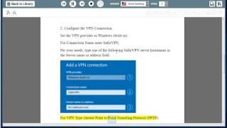Set up SaferVPN PPTP on Windows 10