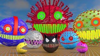 Mini Robot Pacman & Pink Robot Pacman vs Robot Monsters (Remastered Compilation)