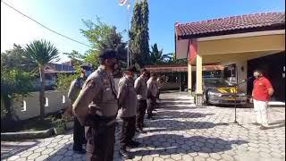 Konsolidasi Pagi Polsek Tegal Selatan