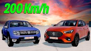 MG ASTOR vs DACIA DUSTER 200 Km/h CRASH TEST! - BeamNG