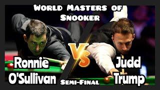 Ronnie O'Sullivan vs Judd Trump - World Masters of Snooker 2024 - Semi-Final Live (Full Match)