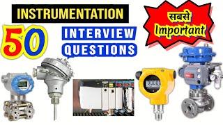 PLC SCADA Control Valve Industrial Sensors Instrumentation interview top 50 questions