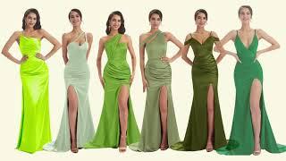 Green Bridesmaid Dresses Collection