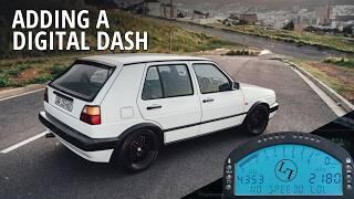 The 16v Mk2 gets a AIM dash, oil cooler, wheel change & a much needed brake service | Track day prep