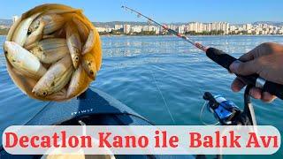 Decatlon Kano ile Balık Avı | Çipura İstavrit Gargur Gümüş Balığı   #balık #fishing | canoe fishing