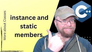 C++ classes: static and instance class member variables and functions [1]