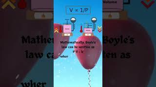 Exploring Boyle's Law | Applying Boyle's Law in Everyday Life #chemistry #chemistryshorts