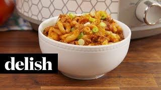 Slow Cooker Chili Mac | Delish