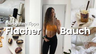 Tipps für einen flachen Bauch (auch ohne Sport) | Das musst du tun | Anina Maly