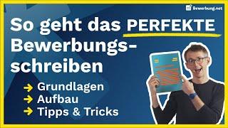 Bewerbung schreiben - So schreibst du das perfekte Anschreiben!