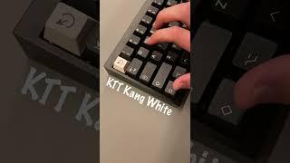 KTT Kang White: smooth and creamy linear switch #keyboard #foryou