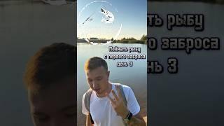 Поймать рыбу с первого заброса - день 3 #рыбалка #fishing #shorts #рек #топ #имба #обзор #crazyfish