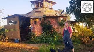 Incredible clay dome house in Portugal - with solar system and well