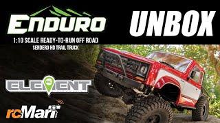 Element Enduro Sendero HD 4x4 RTR 1/10 Rock Crawler Red 40105 Unbox