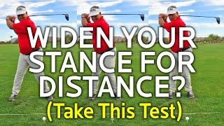 Take This Stance Width Driver Test:  Find Out How Wide?