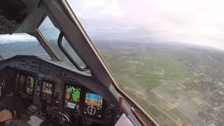 Cockpit View | Landing | Jalaluddin Airport Gorontalo North Sulawesi