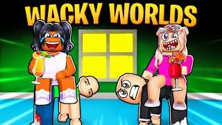 WE TURNED INTO CHAIRS! ROBLOX WACKY WORLD