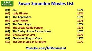 Susan Sarandon Movies List