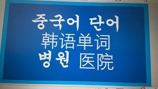 중국어단어 병원용어 등 / 韩语单词 医院用语 等