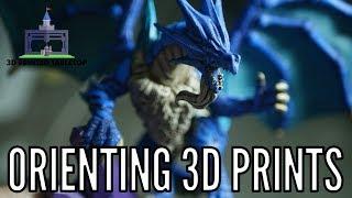 Orienting 3D Printed Minis for Better Quality, Supports, & Removal (Printing The Game #10)