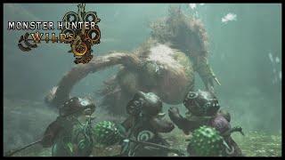 Congalala Fart Blasting Hunter & Lynians Cutscene - Monster Hunter Wilds