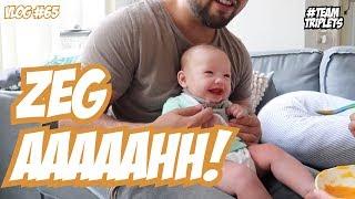 EERSTE BABY HAPJES  DRIELING FAMILIE VLOG #65