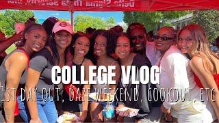 COLLEGE VLOG | First Day Out | Daze Weekend | G-Day Cookout |