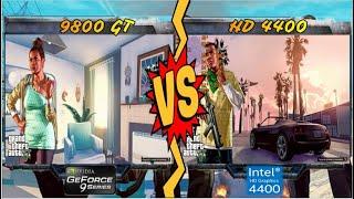 Intel HD Graphics 4400 VS Nvidia GeForce 9800 GT  | GTA V/5 | i3 4160 | 12 GB ram | 2020