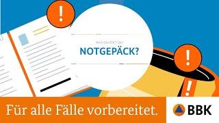 Für alle Fälle kurz erklärt: Was gehört ins Notgepäck?