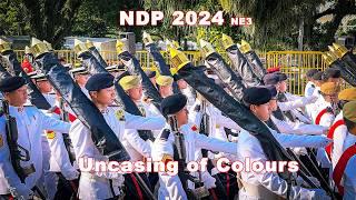 National Day Parade 2024 - Uncasing of Colours (NE3) | Singapore