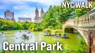 CENTRAL PARK Walking Tour | NYC Immersive Video with Captions [4K/60fps]