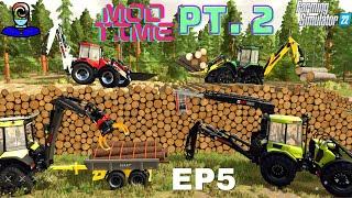 Huddig 1260 Mod Update Pt 2 & Features Gameplay | FS22 Mod Time Ep4 | Farming Simulator 22  Modding