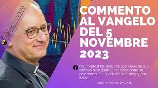 p. Antonio Spadaro - Commento al Vangelo del 5 Novembre 2023