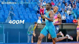 Kirani James claims 17th Diamond League win in Rome 400m - Wanda Diamond League 2022