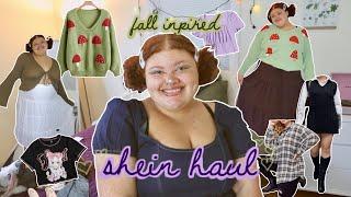 building my DREAM fall wardrobe!! a PLUS SIZE Shein haul for spooky season