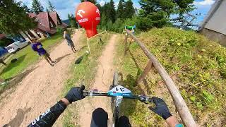 Extreme Jam 2023 - Downhill Cup - Myślenice Chełm | Final run | POV | RAW