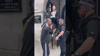 Crazy Tourists At Royal Guard!! #horseguard #horse #royalguard #london #kings #travel #king #royal