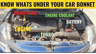 components under the car bonnet ||| CAR CARE