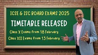 ICSE and ISC 2025 Board Exams Timetable Released | Countdown begins