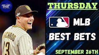 MLB Best Bets, Picks, & Predictions for Today, September 26th!