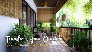 Best Balcony Design Ideas 2025: Transform Your Outdoor Space with Rustic-Modern Elegance