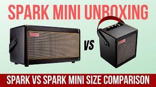 Positive Grid Spark MINI Unboxing, Spark vs Spark MINI Size Comparison