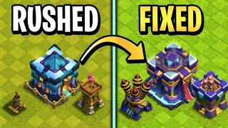 The FASTEST Way to Fix a Rushed Base in Clash of Clans!