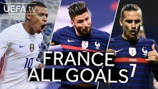 MBAPPÉ, GIROUD, GRIEZMANN: FRANCE 2020/21 #UNL All Goals to reach the final!!