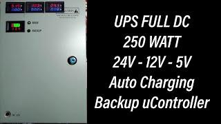 UPS FULL DC 250 Watt Auto Charging Backup Controller