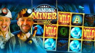 BIG SLOT WINS!! Feat Diamond Miner Duomax!!