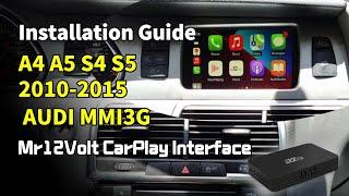 Audi A4 A5 S5 MMI 3G CarPlay Android Auto Installation