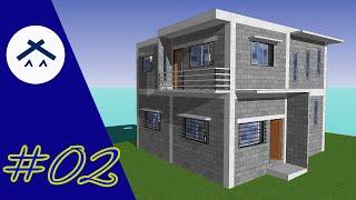 Family of 4, 8x8m House Design