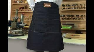 Canvas aprons with pockets